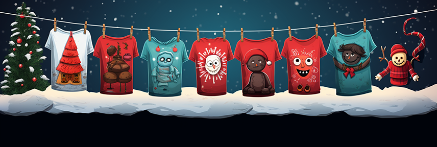 Brandneue Weihnachts-T-Shirts für alle