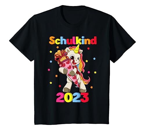 Kinder Einschulung Einhorn Schulkind Vergleich